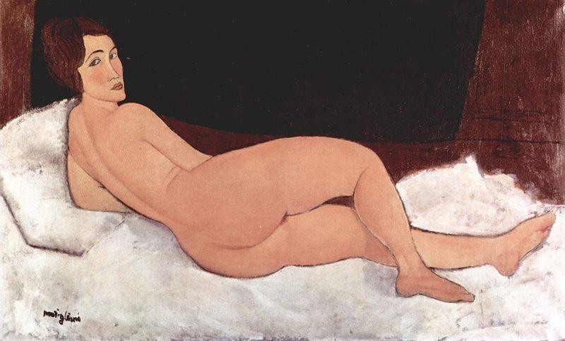 Amedeo Modigliani Liegender Akt oil painting image